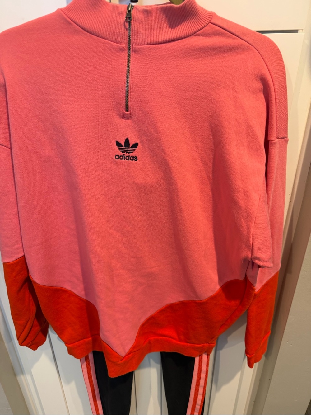 Adidas Pink & Red Sweater and Leggings - Picture 2 of 6